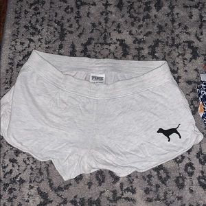 Pink Victoria’s Secret booty shorts